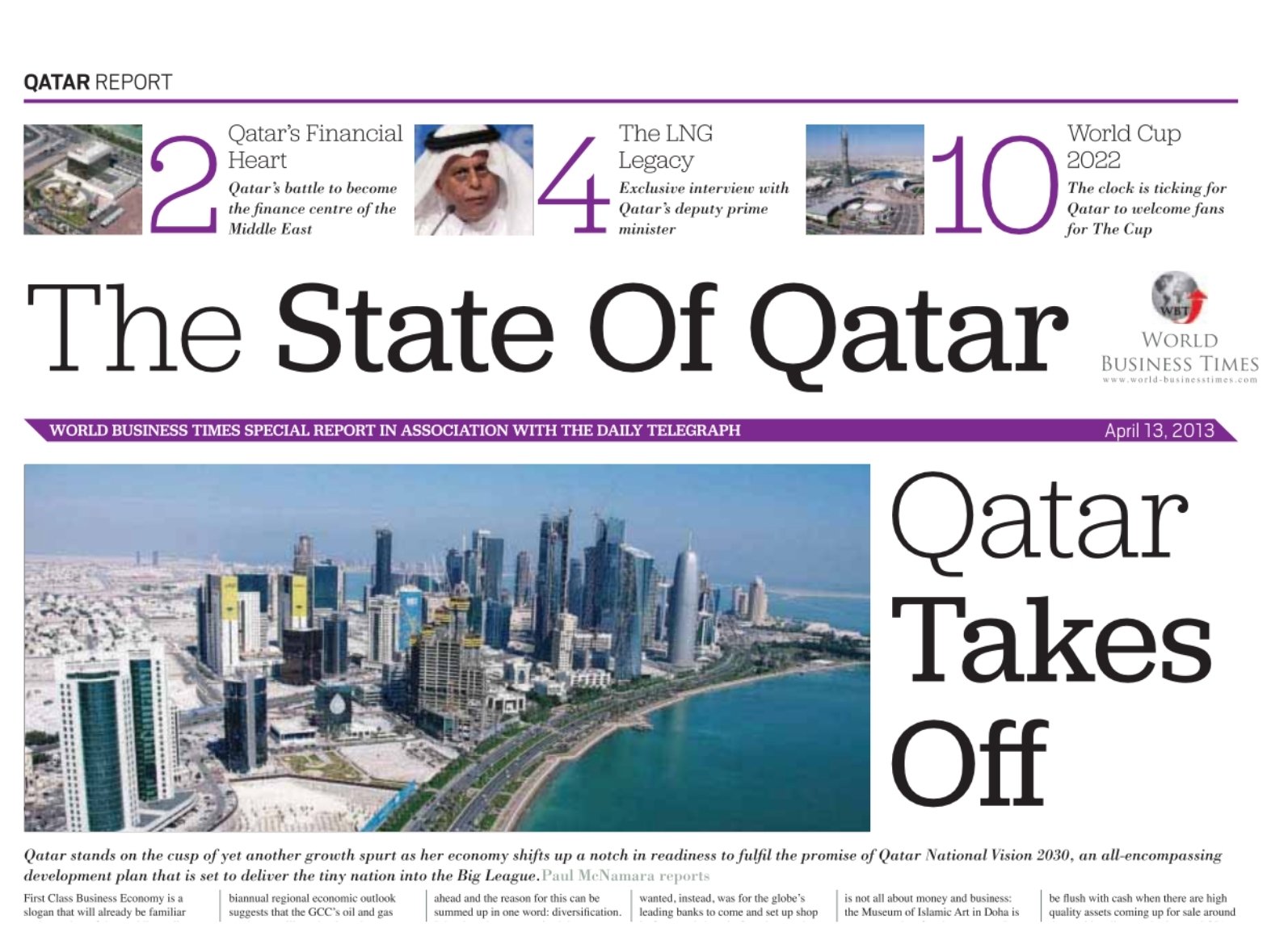 Cover of the Qatar Insight Report 2013