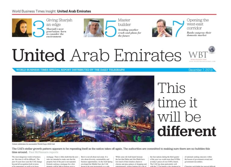 Cover of the UAE Insight Report December 2013