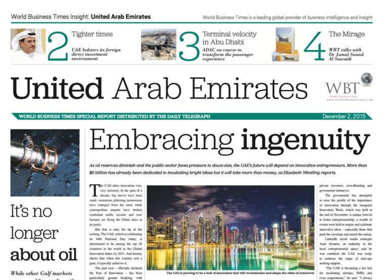 Cover of the UAE Insight Report 2015